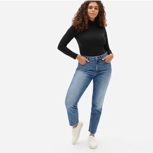 Everlane Women's Curvy Cheeky Blue Jeans Size 33